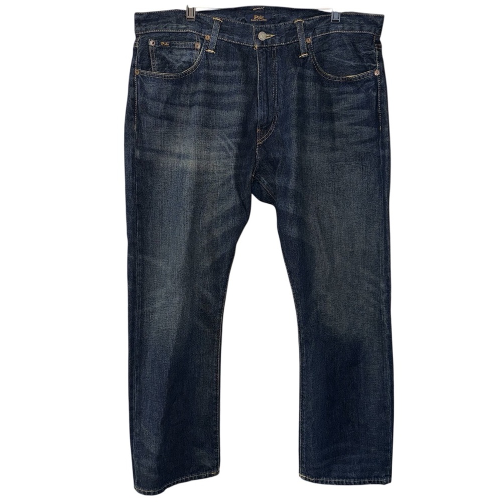 Polo Ralph Lauren Hampton Relaxed Straight Leg Jeans men’s sz 36 x 30 - Picture 1 of 14